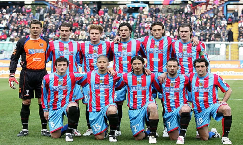 Una formazione del Calcio Catania nella stagione 2008/09 in Serie A