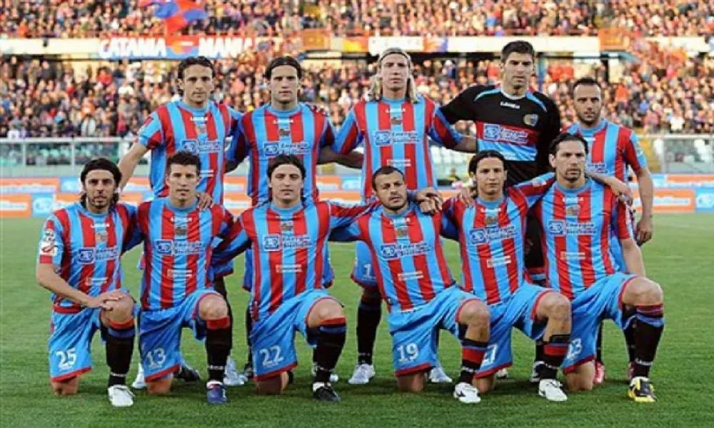 Una formazione del Calcio Catania nella stagione 2009/10 in Serie A