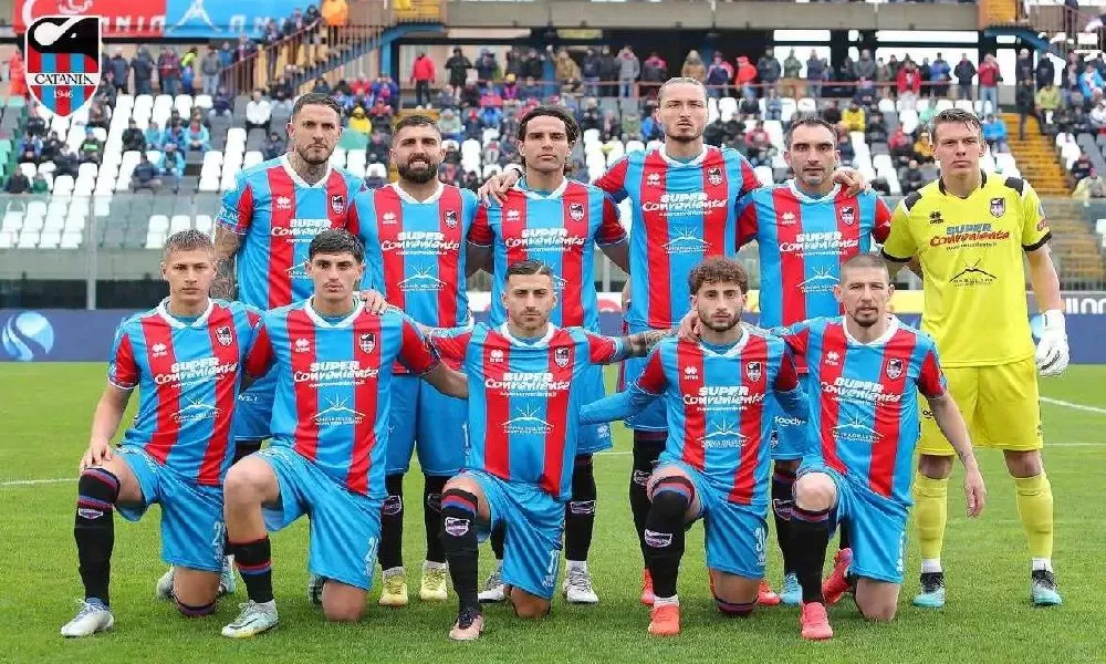 Una formazione del Calcio Catania nella stagione 2022/23 in Serie D