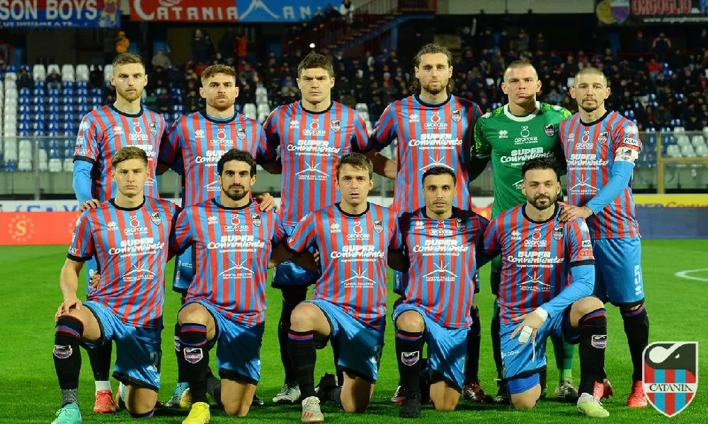 Una formazione del Calcio Catania nella stagione 2023/24 in Serie C