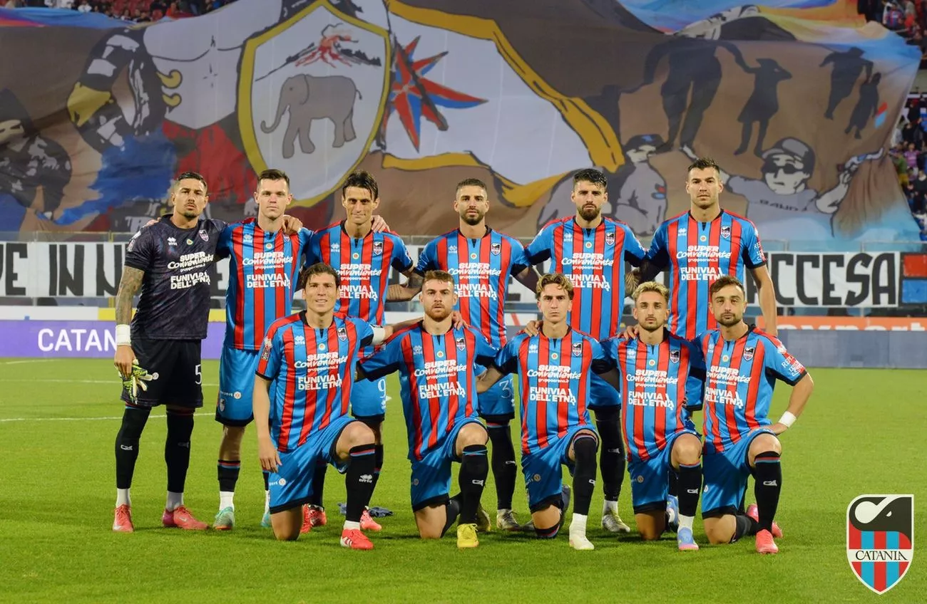 Una formazione del Calcio Catania nella stagione 2024/25 in Serie C