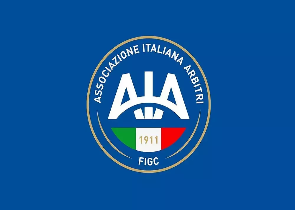 il logo dell'associazione italiana arbitri per la designazione settimanale