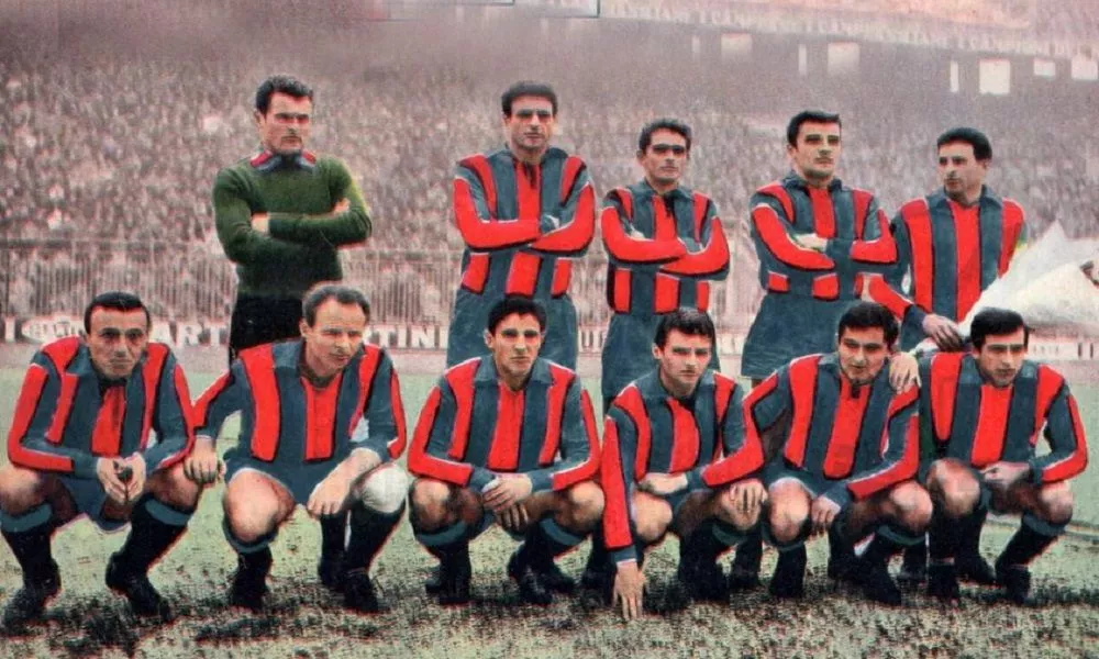 Una formazione del Calcio Catania nella stagione 1962-63 in Serie A