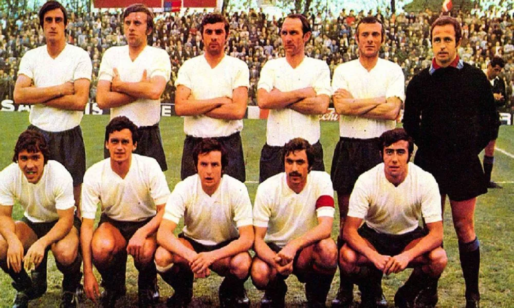 Una formazione del Calcio Catania nella stagione 1969/70 in Serie B