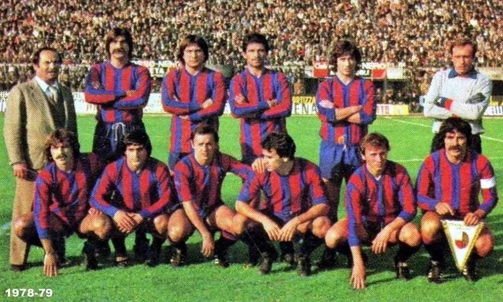 Una formazione del Calcio Catania nella stagione 1978/79 in Serie C