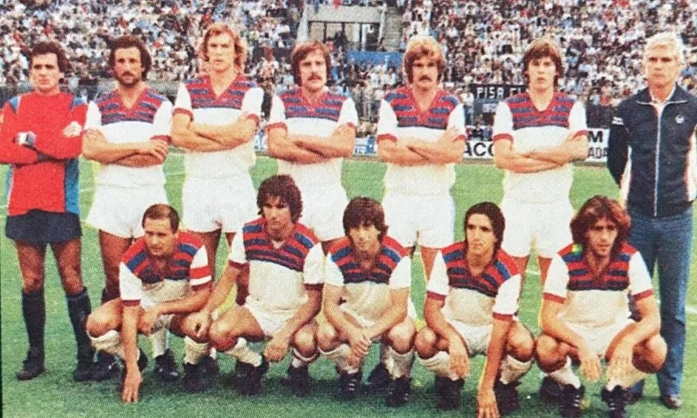 Una formazione del Calcio Catania nella stagione 1981/82 in Serie B