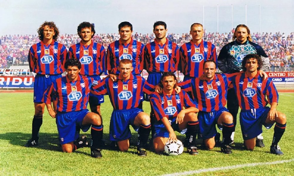 Una formazione del Calcio Catania nella stagione 1997-98 in Serie C2