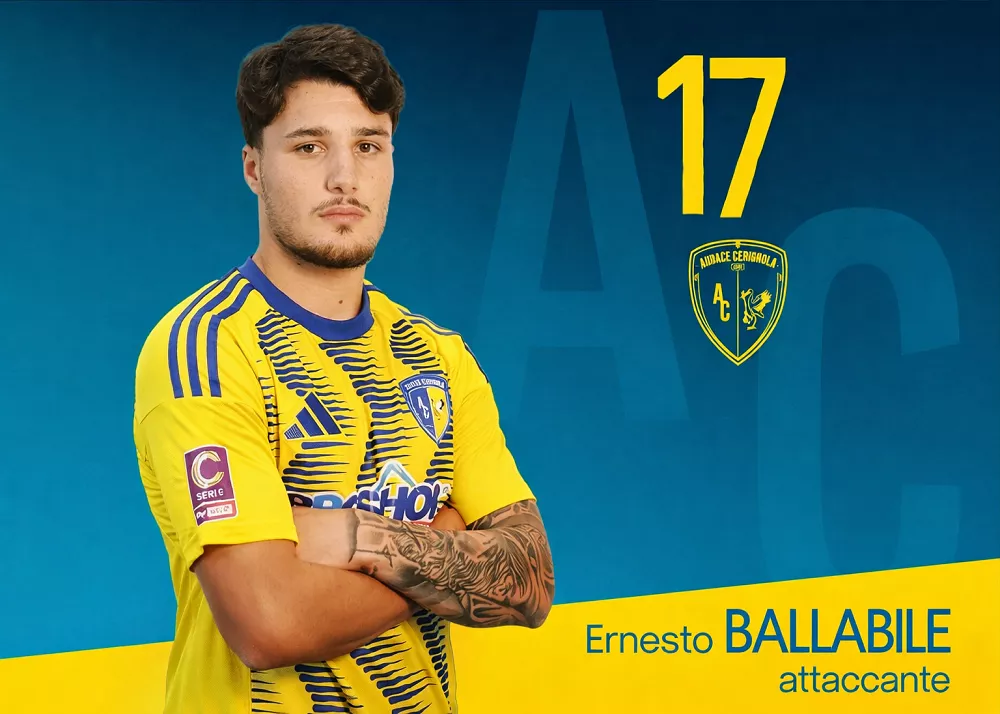 ernesto ballabile attaccante dell'audace cerignola