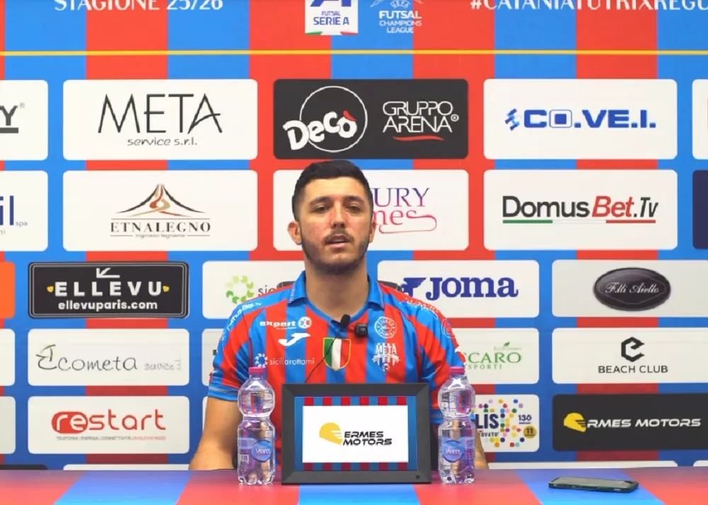 brunelli in sala-stampa dopo la gara della meta contro avellino