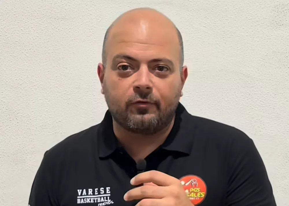 il coach della pgs sales catania carmelo gullotti pronto per l'esordio in C