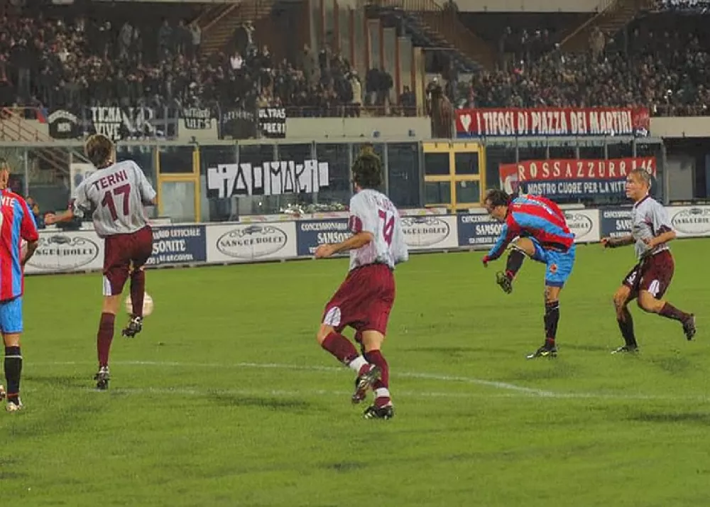 l'ultimo precedente tra catania e salernitana con la rete di Russo