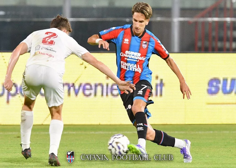 jimenez in azione in catania valletta amichevole finita 6-0