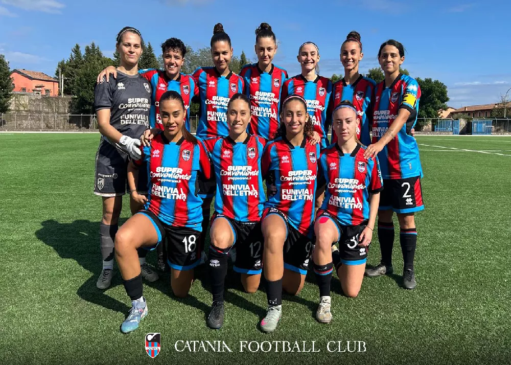 le ragazze del Catania Women per la stagione 2025/26