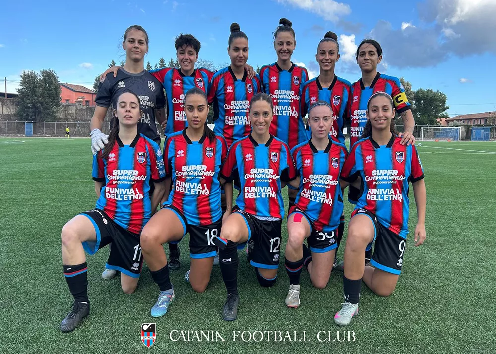 le ragazze del Catania Women per la stagione 2025/26