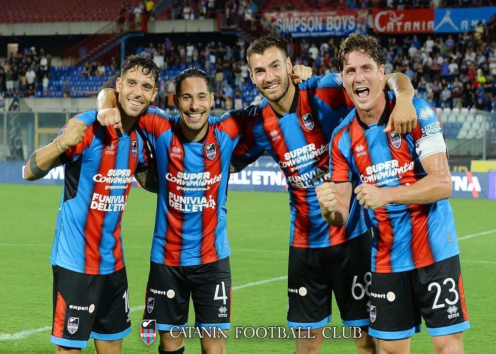i marcatori del catania nella sfida vinta 4-0 contro il monopoli