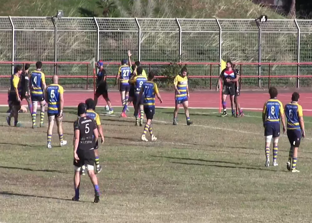 una fase del match cus catania rugby contro primavera rugby