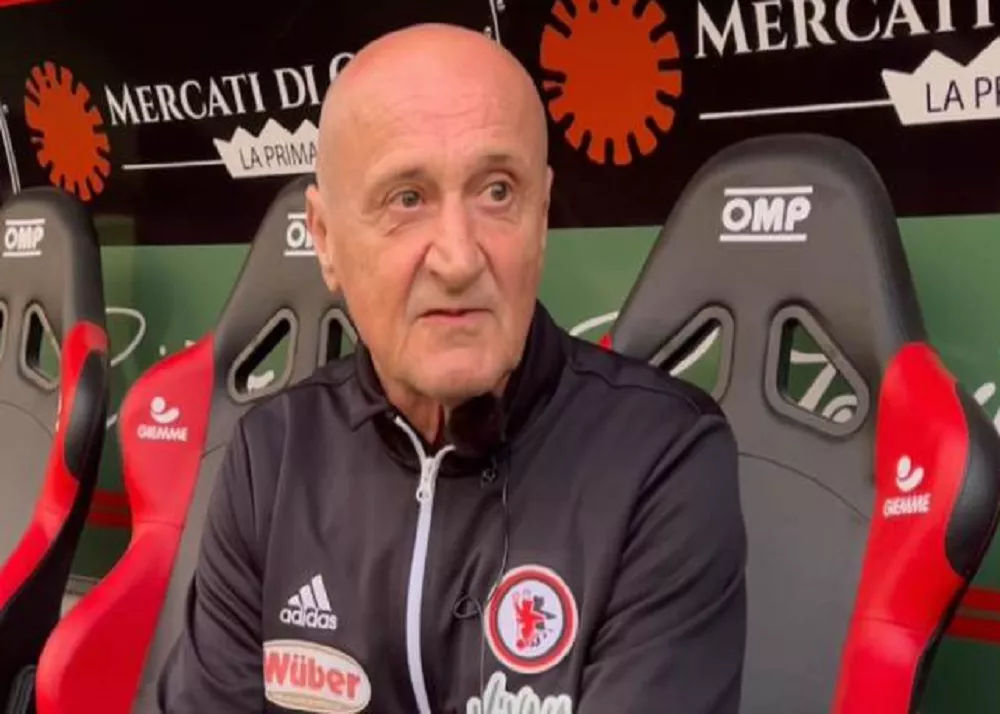 delio rossi tecnico del foggia calcio nel campionato di serie c