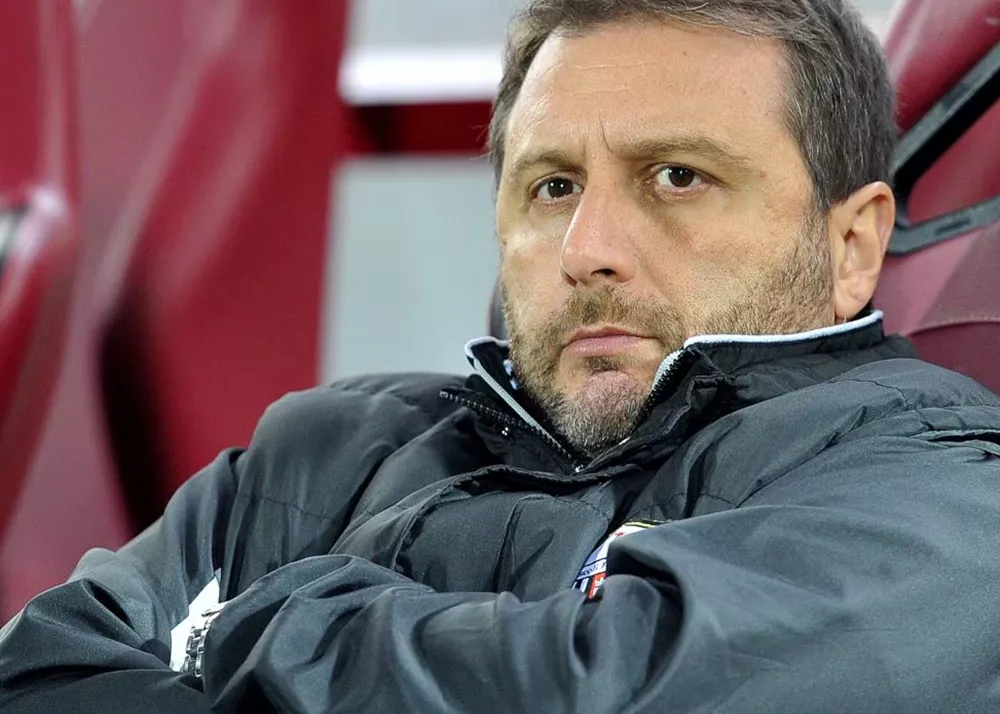 il tecnico del team altamura devis mangia in panchina