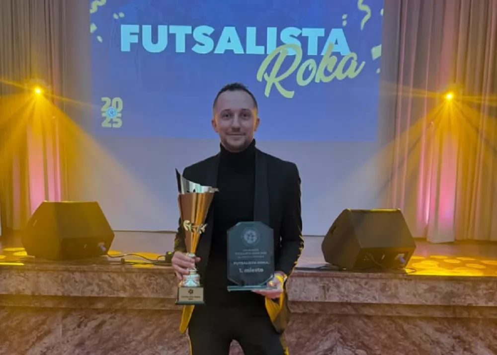 Tom&aacute;&scaron; Drahovsky premiato come miglior giocatore di futsal slovacco per la decima volta