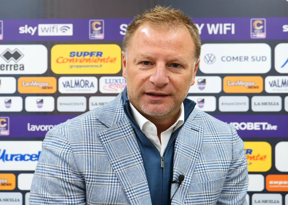 il vice presidente del catania vincenzo grella rilascia dichiarazioni