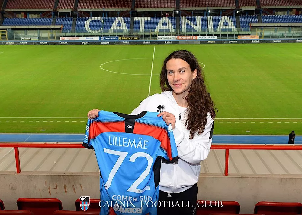 Mari Liis Lillem&auml;e, attaccante del Tallinna FC Flora oggi al Catania Women