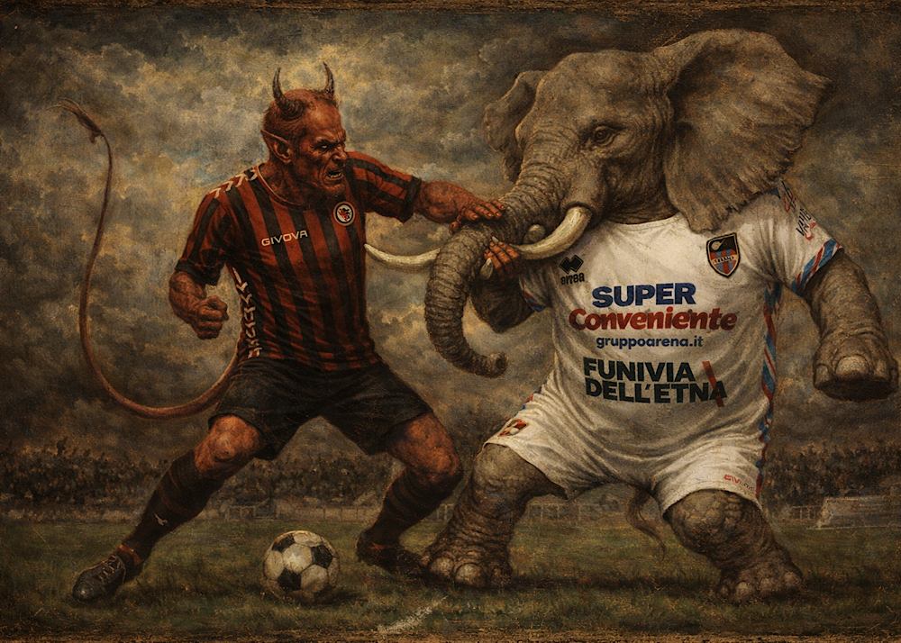 i satanelli contro l'elefante ovvero foggia catania in campo