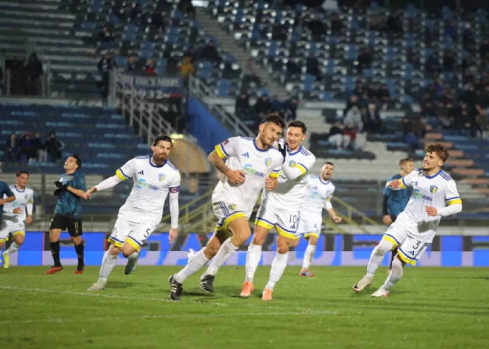 il rigore realizzato dall'audace cerignola che vale i tre punti a latina