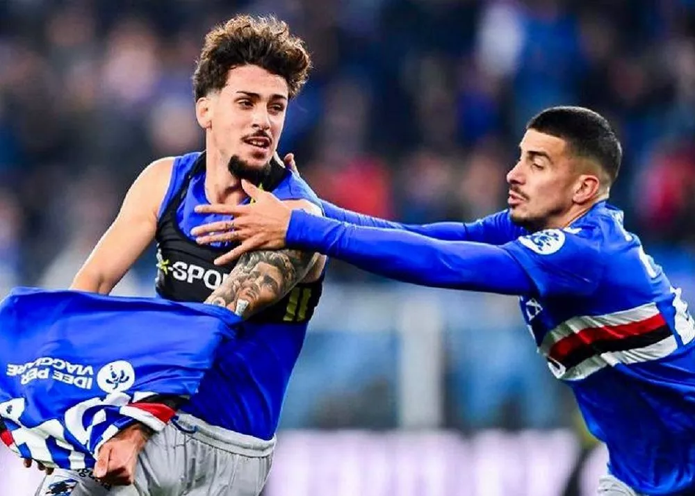 simone leonardi realizza il suo primo gol tra i professionisti