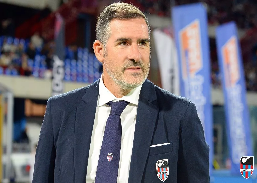 Cristiano Lucarelli allenatore del Catania Calcio 