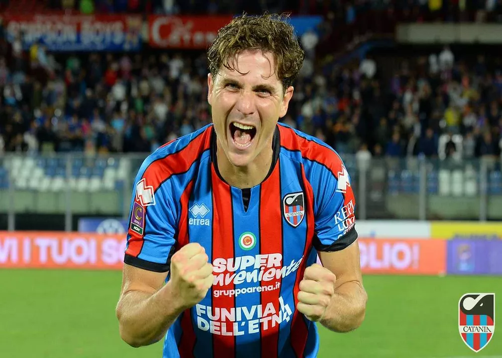 l'esultanza di gabriel lunetta dopo l'ennesimo gol