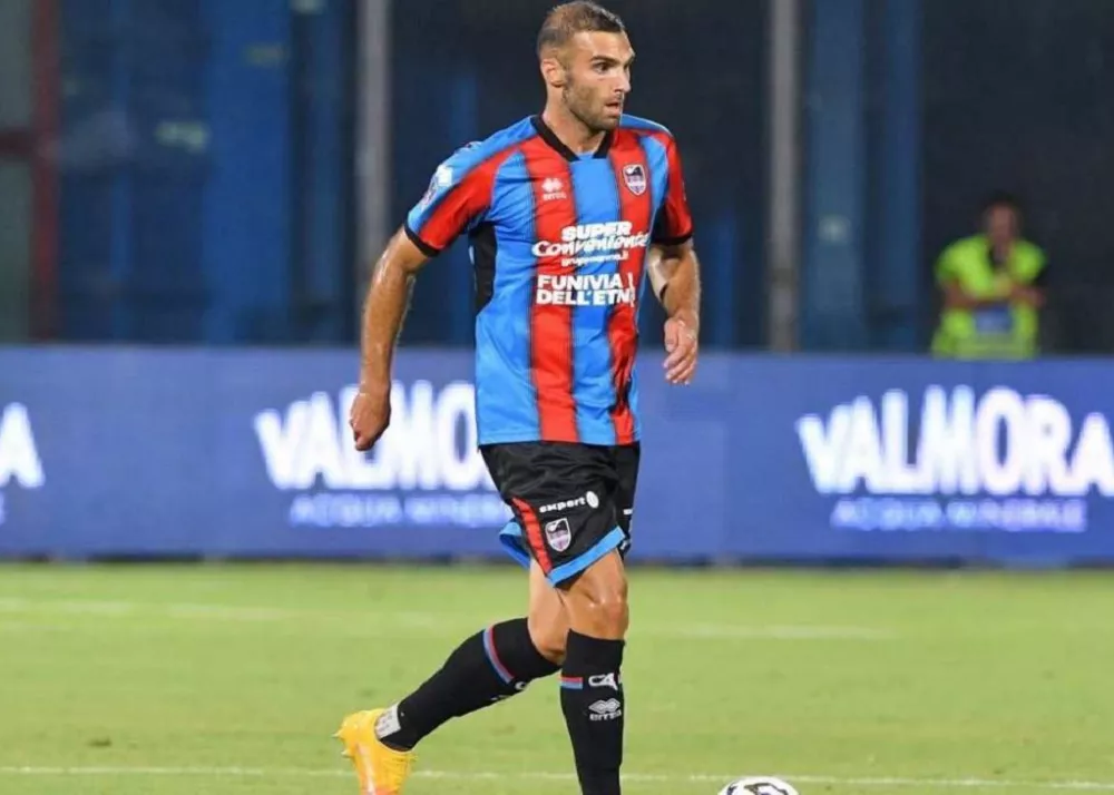 manuel martic in campo contro il monopoli in campionato