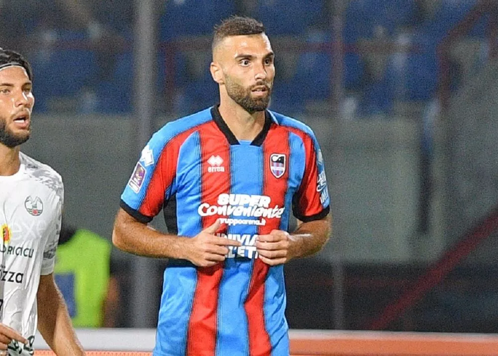 manuel martic in campo contro il monopoli in campionato