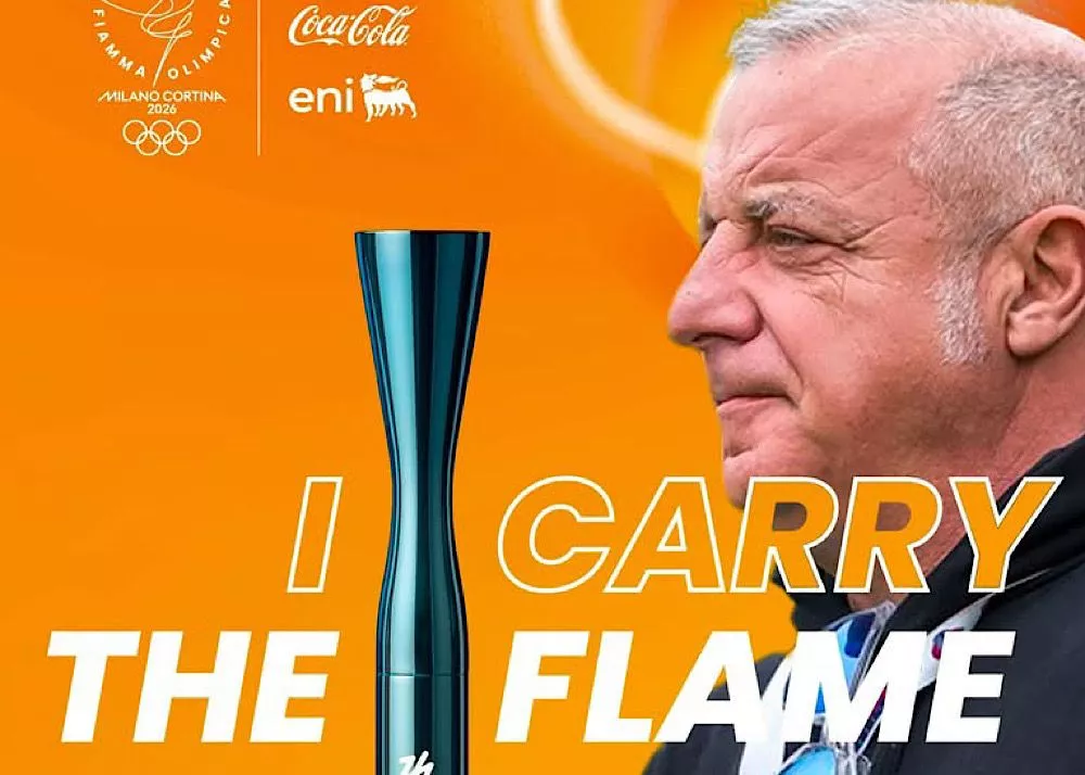 il presidente degli elephants Catania Lucio Maugeri selezionato per far parte del Team Tedofori Milano Cortina 2026.