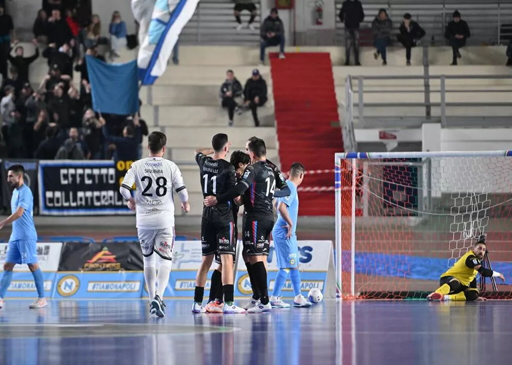 la vittoria della meta catania per 2-5 contro il napoli