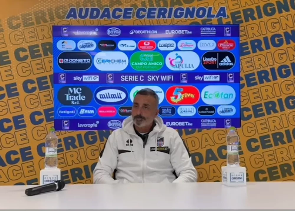le dichiarazioni del tecnico michele napoli dopo la gara di cerignola