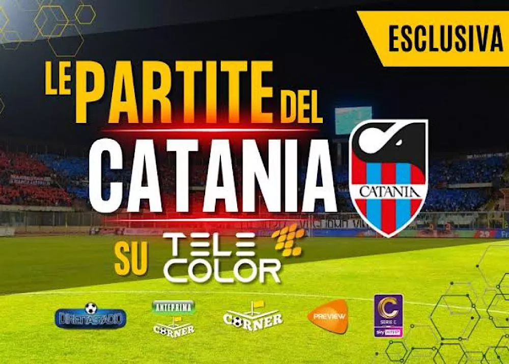 lo spot di telecolor relativamente alla trasmissione delle gare del catania