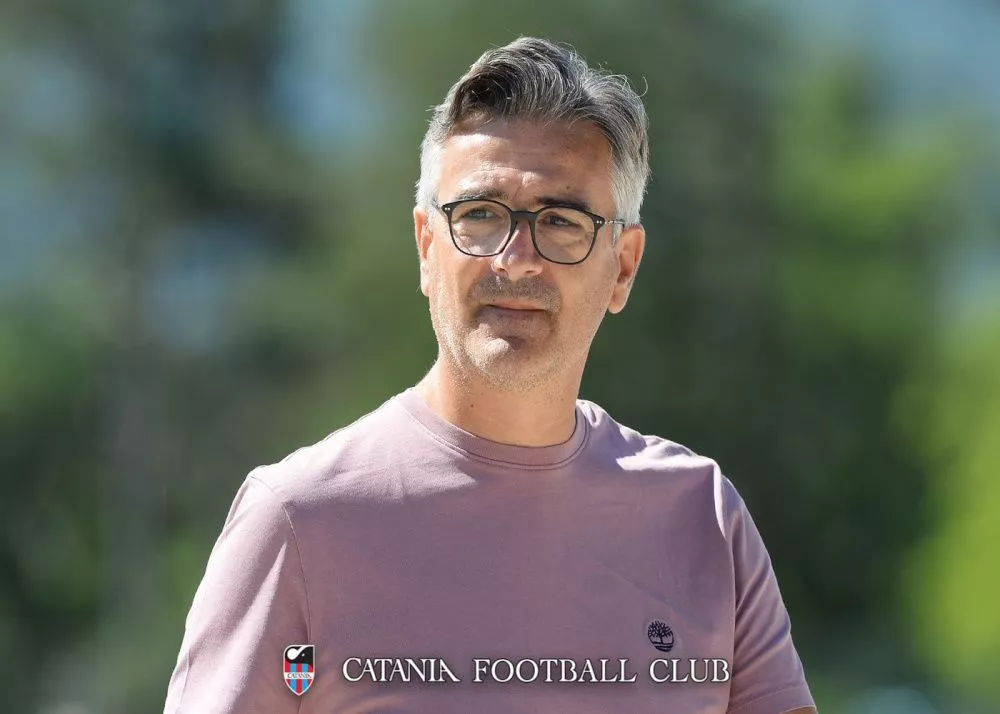 il dirigente etneo ivano pastore nel ritiro di Norcia