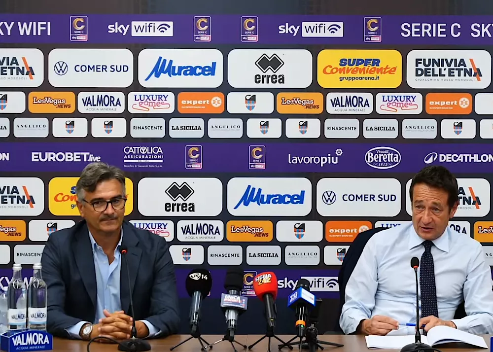 ivano pastore e alessandro zarbano in conferenza stampa