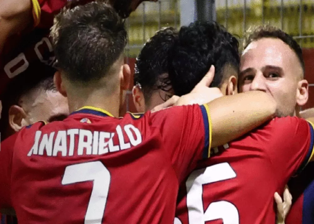 il gol del pareggio del potenza contro il crotone terminato 3-3