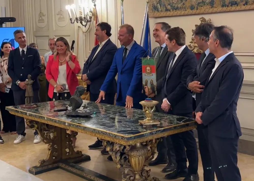 la presentazione del catania alla presenza delle istituzioni