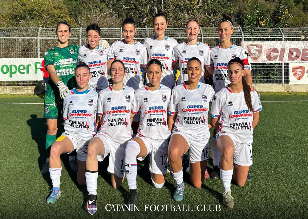 le ragazze del Catania Women per la stagione 2025/26