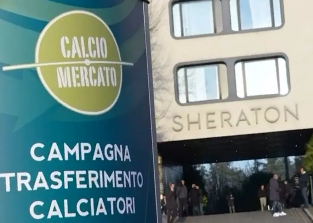 lo sheraton hotel dove si terrà la fase finale del calciomercato