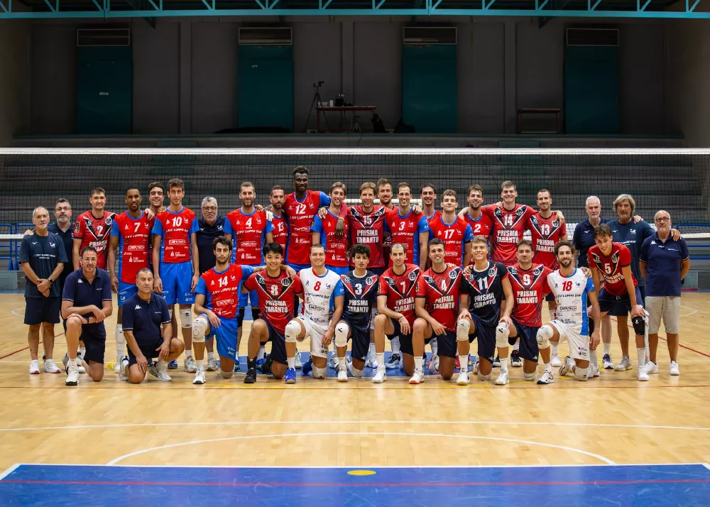 le squadre della sviluppo sud catania e del taranto