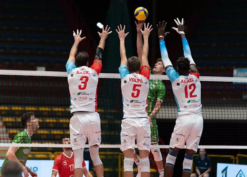 una fase di gioco della gara sviluppo sud catania-macerata