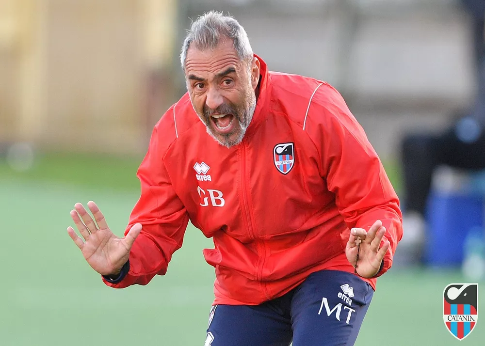 il tecnico del catania mimmo toscano predica calma