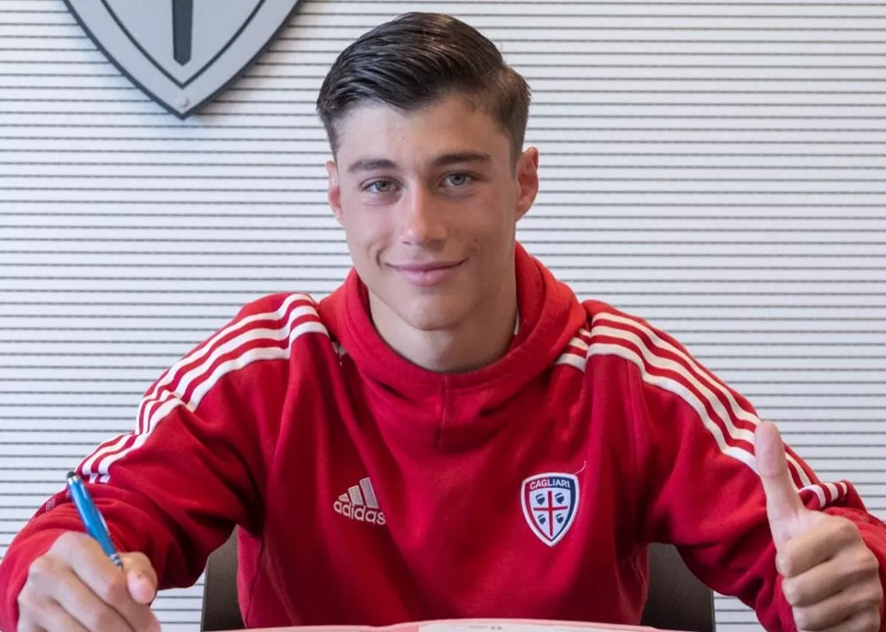 alessandro vinciguerra giovane talento del cagliari