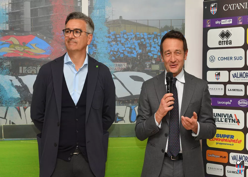 ivano pastore e alessandro zarbano in conferenza stampa